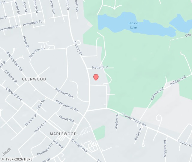 Location Map: 809 South Long Drive, Suite K Rockingham, North Carolina 28379